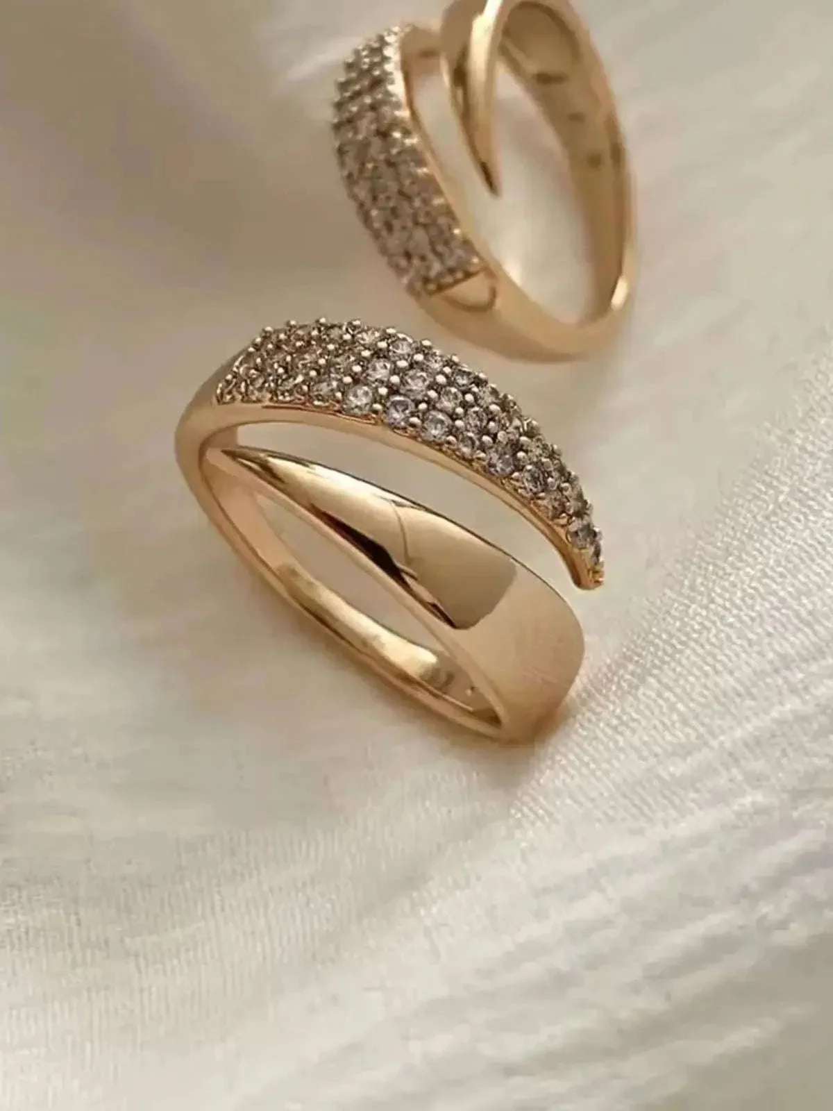 18K Gold Plated Sun Ring with Natural Stone - Image 7
