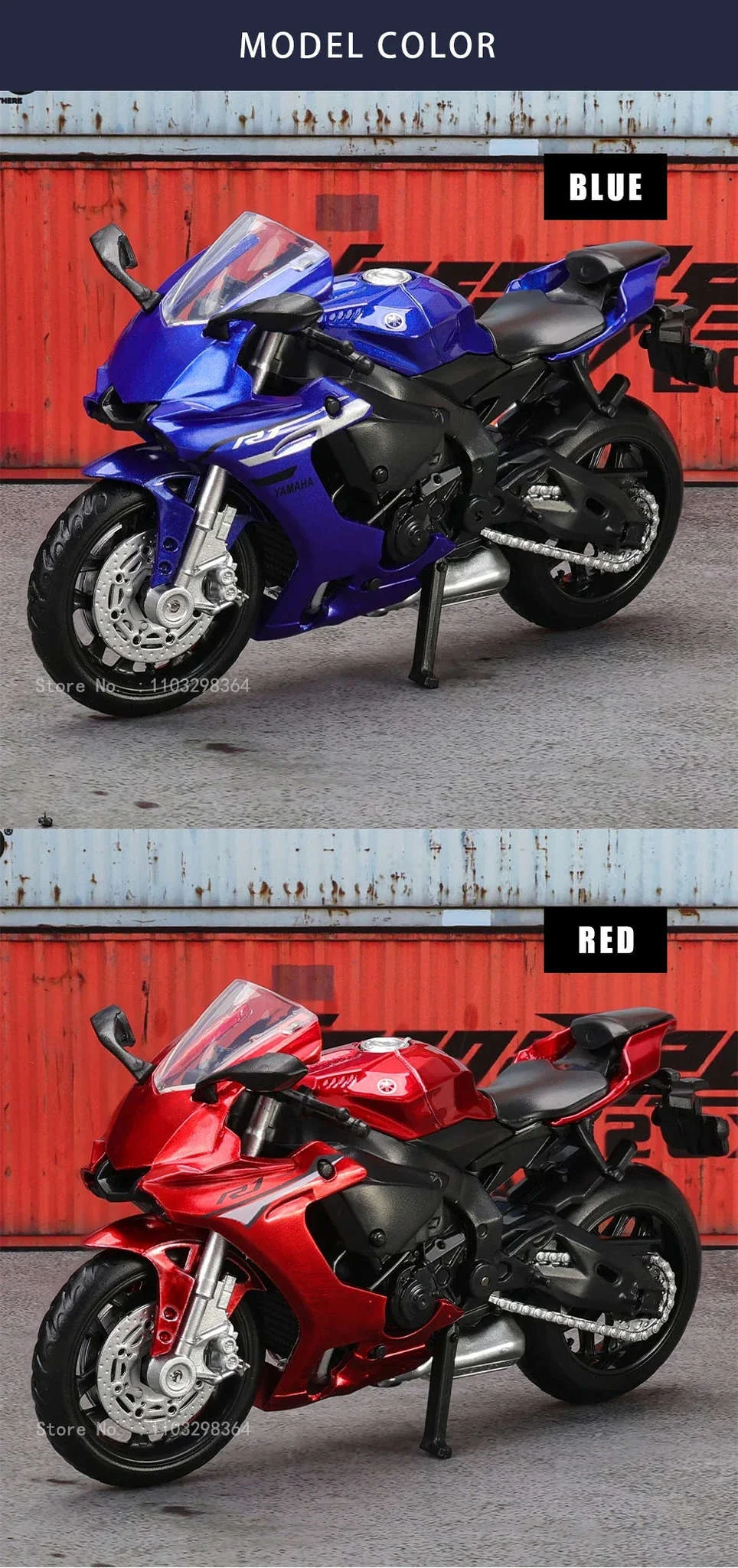 1:18 Kawasaki Ninja H2R Die-Cast Motorcycle Model - Image 20