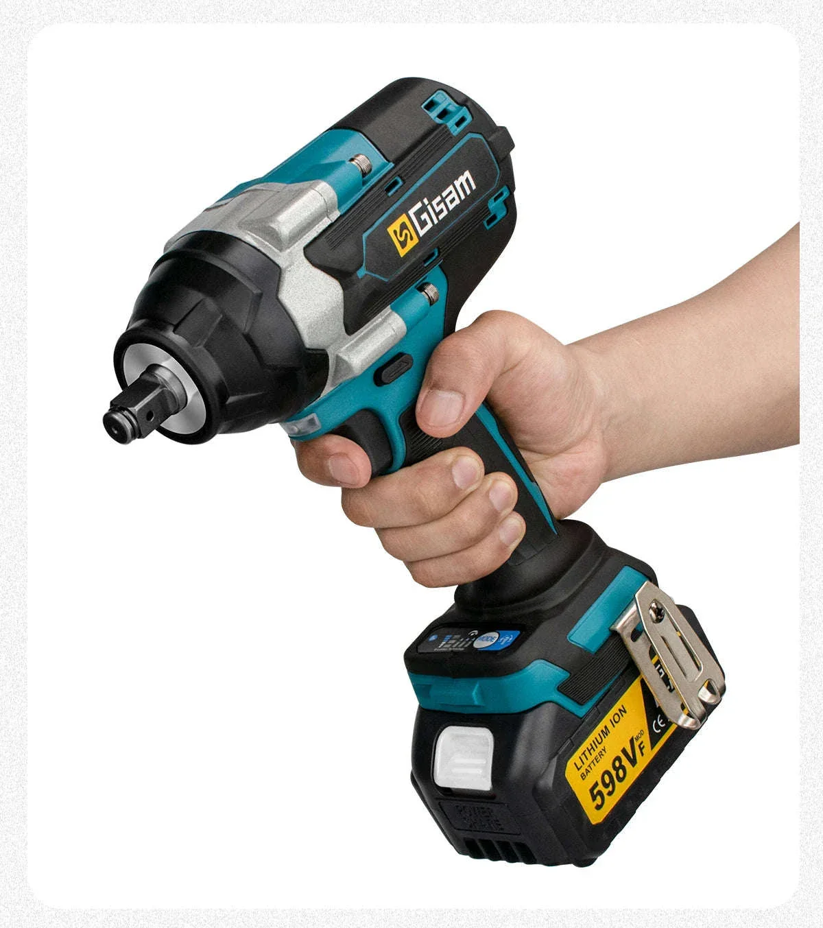 1800N.M Brushless Impact Wrench for 18V Makita Batteries - Image 17