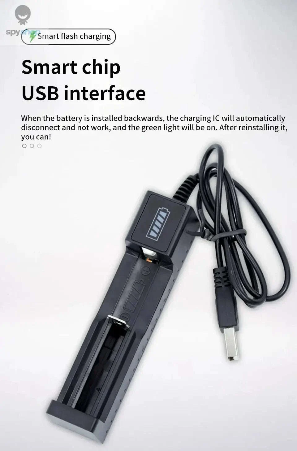 Multi-Slot USB 18650 Battery Charger for Lithium Cells - Image 8