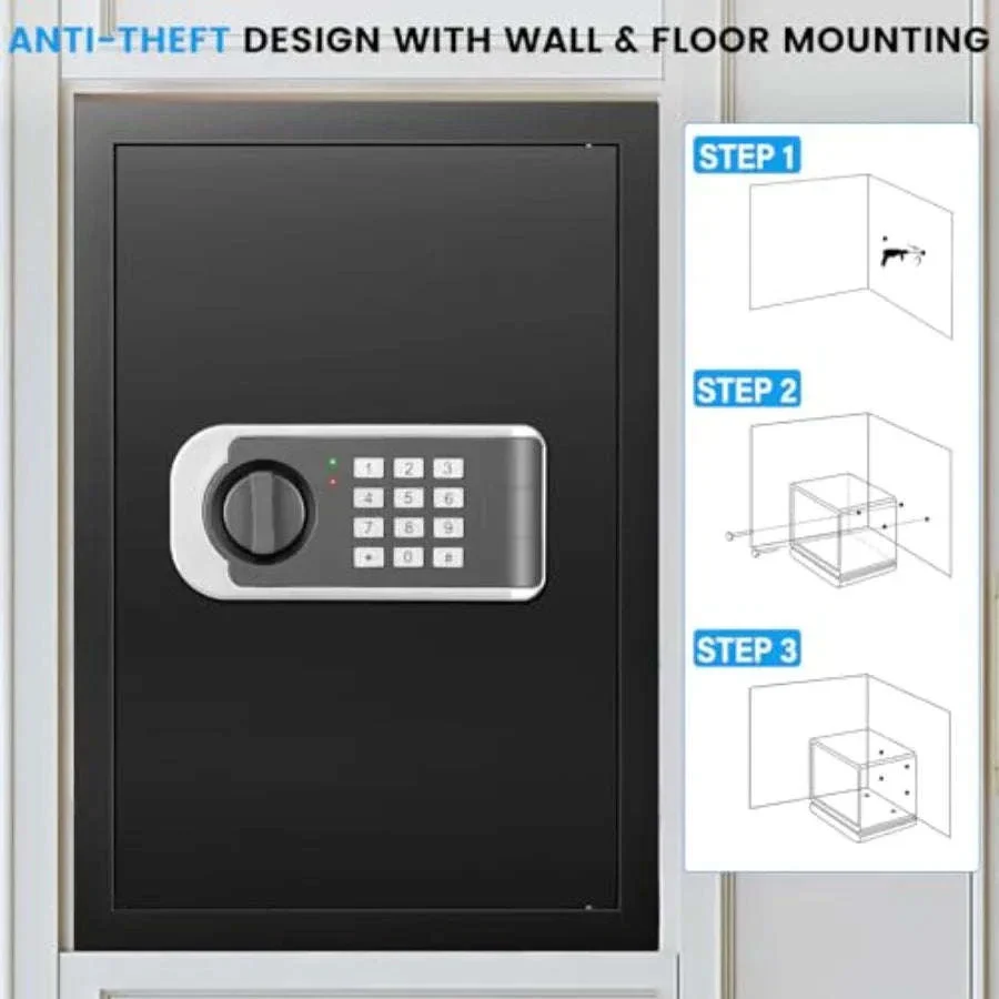 Fireproof Waterproof Document Safe with Digital Keypad, 19.7" Tall - Image 6