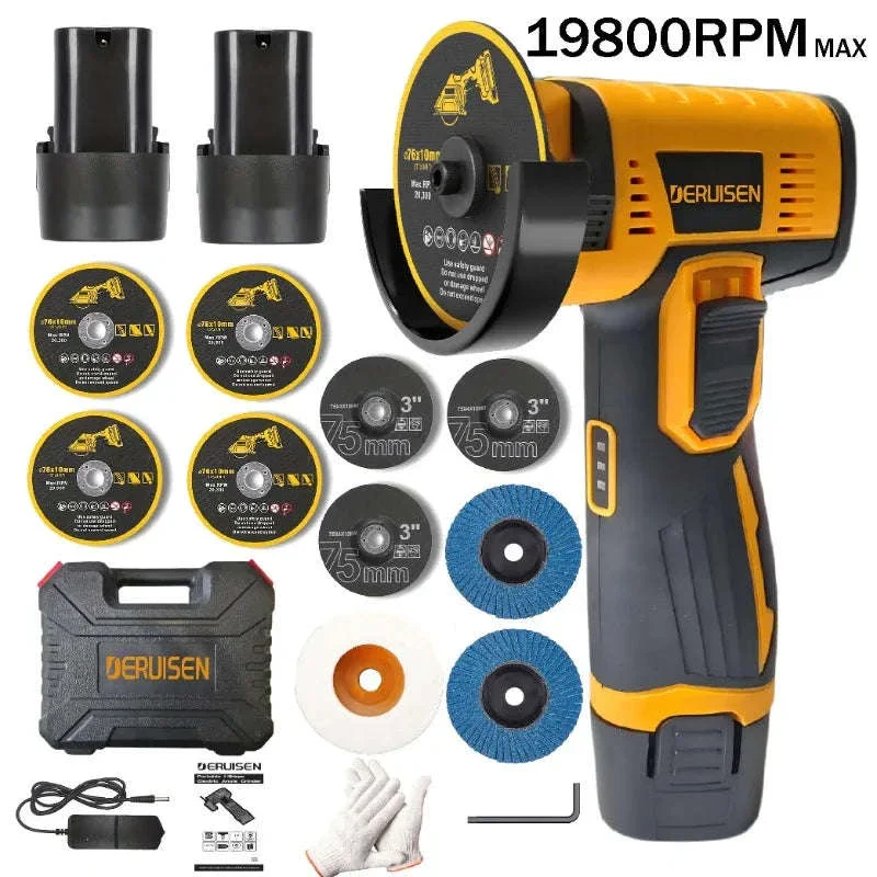 19800 RPM Mini Wireless Angle Grinder for Home DIY - Image 18