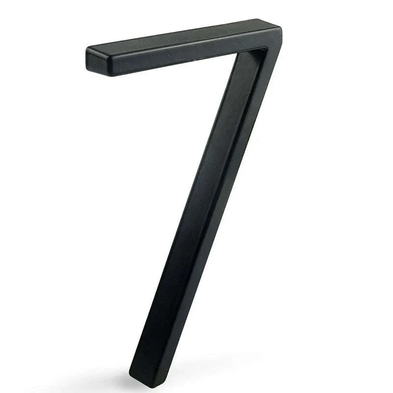 Floating House Number Sign with Modern 3D Wall Mount Design - Image 11