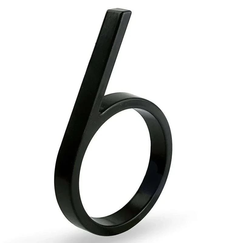 Floating House Number Sign with Modern 3D Wall Mount Design - Image 9