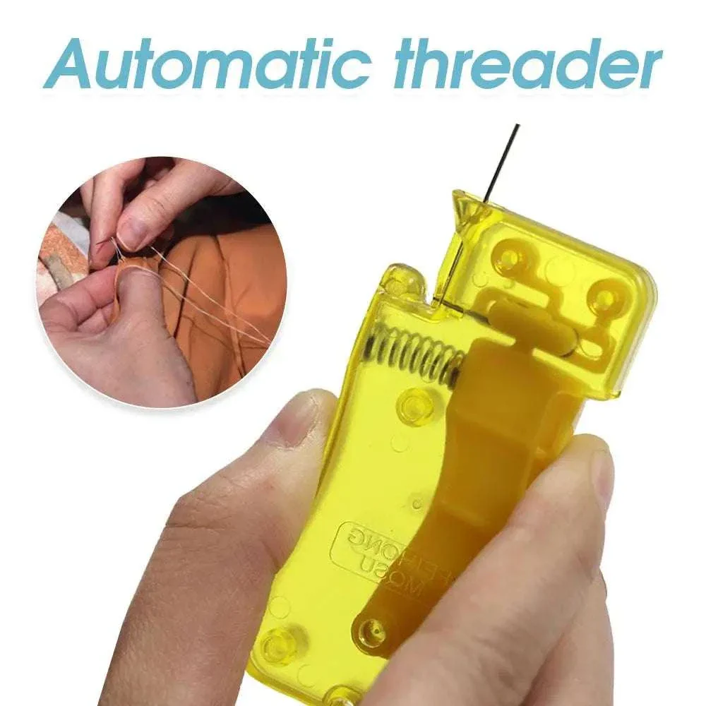 Auto Needle Threader Tool for Easy Hand & Machine Sewing - Image 7