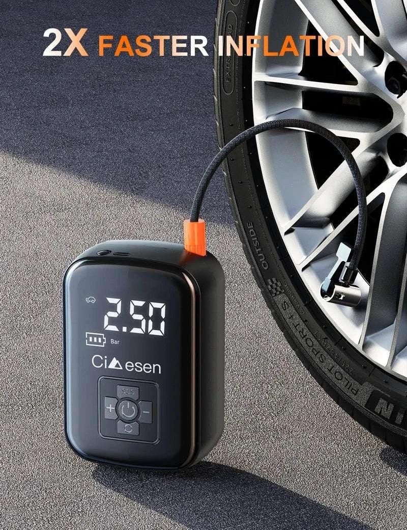 150PSI Wireless Tire Inflator Portable Air Pump for Car & Bike - Image 14