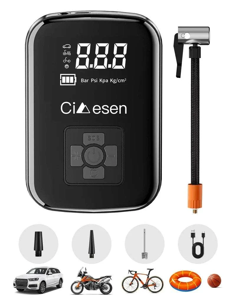 150PSI Wireless Tire Inflator Portable Air Pump for Car & Bike - Image 18