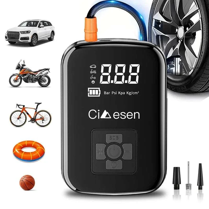 150PSI Wireless Tire Inflator Portable Air Pump for Car & Bike - Image 19