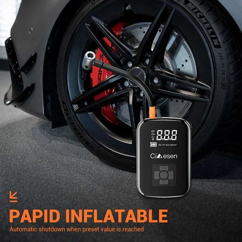 150PSI Wireless Tire Inflator Portable Air Pump for Car & Bike - Image 4