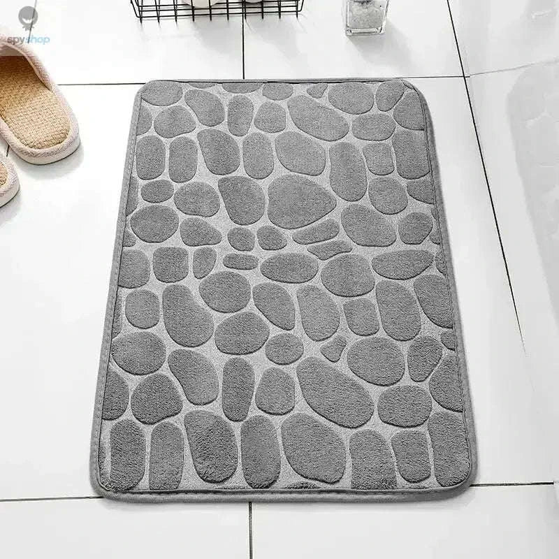 Memory Foam Embossed Velvet Floor Mat for Soft Home Comfort - Image 10