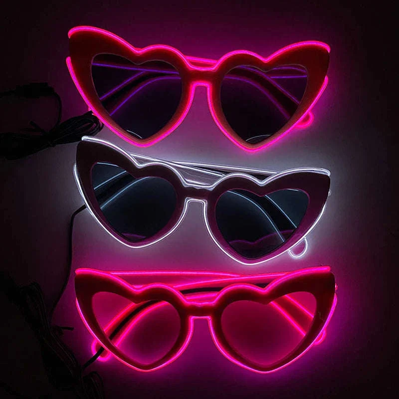Light Up LED Glow Sunglasses for Parties and Raves - Image 3