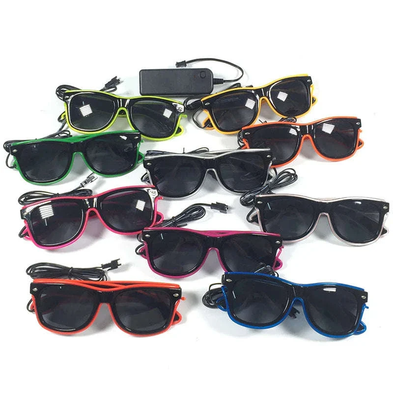 Light Up LED Glow Sunglasses for Parties and Raves - Image 33