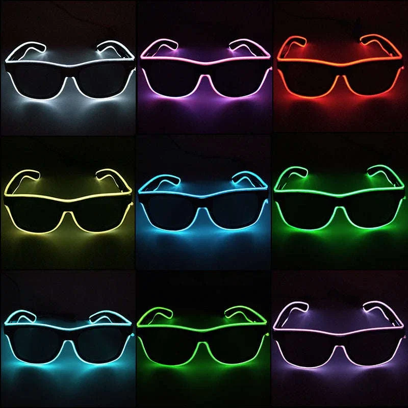 Light Up LED Glow Sunglasses for Parties and Raves - Image 34