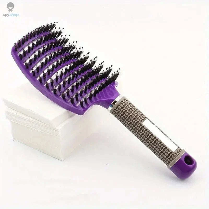 Scalp Massage Hair Brush for Gentle Detangling and Shine - Image 16
