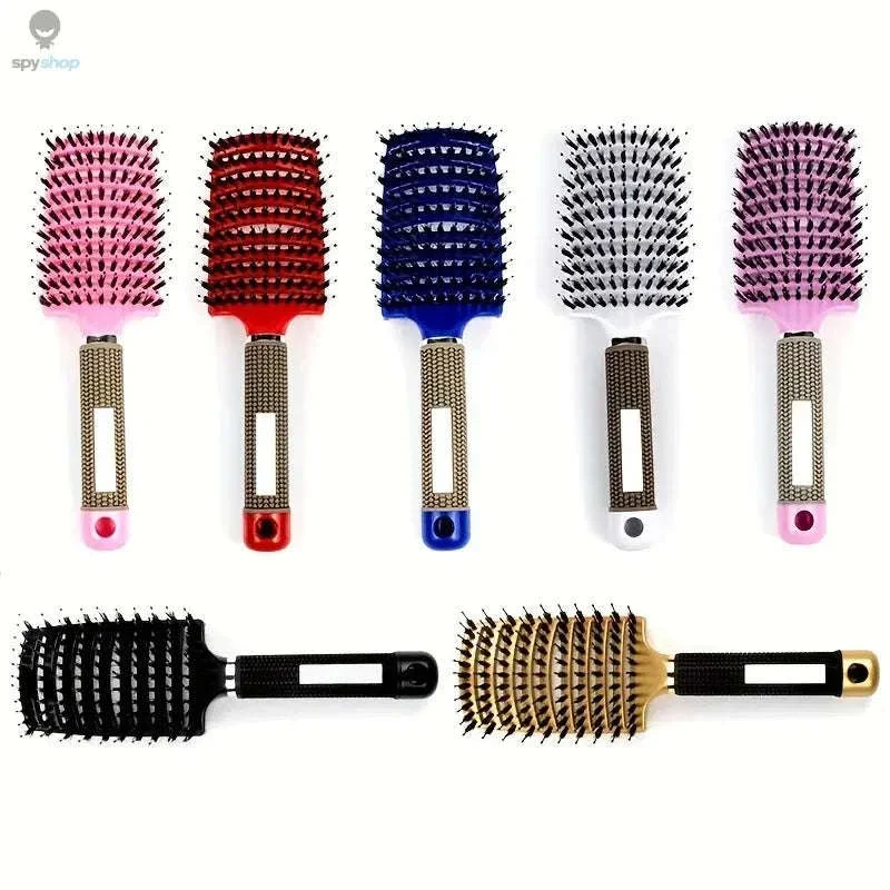 Scalp Massage Hair Brush for Gentle Detangling and Shine - Image 6