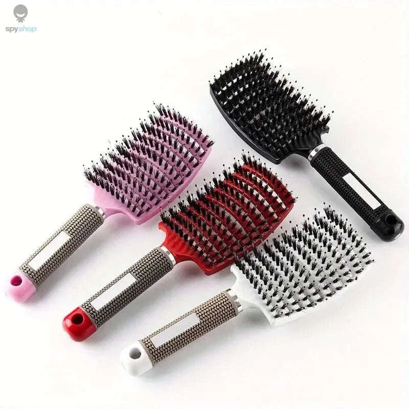 Scalp Massage Hair Brush for Gentle Detangling and Shine - Image 9