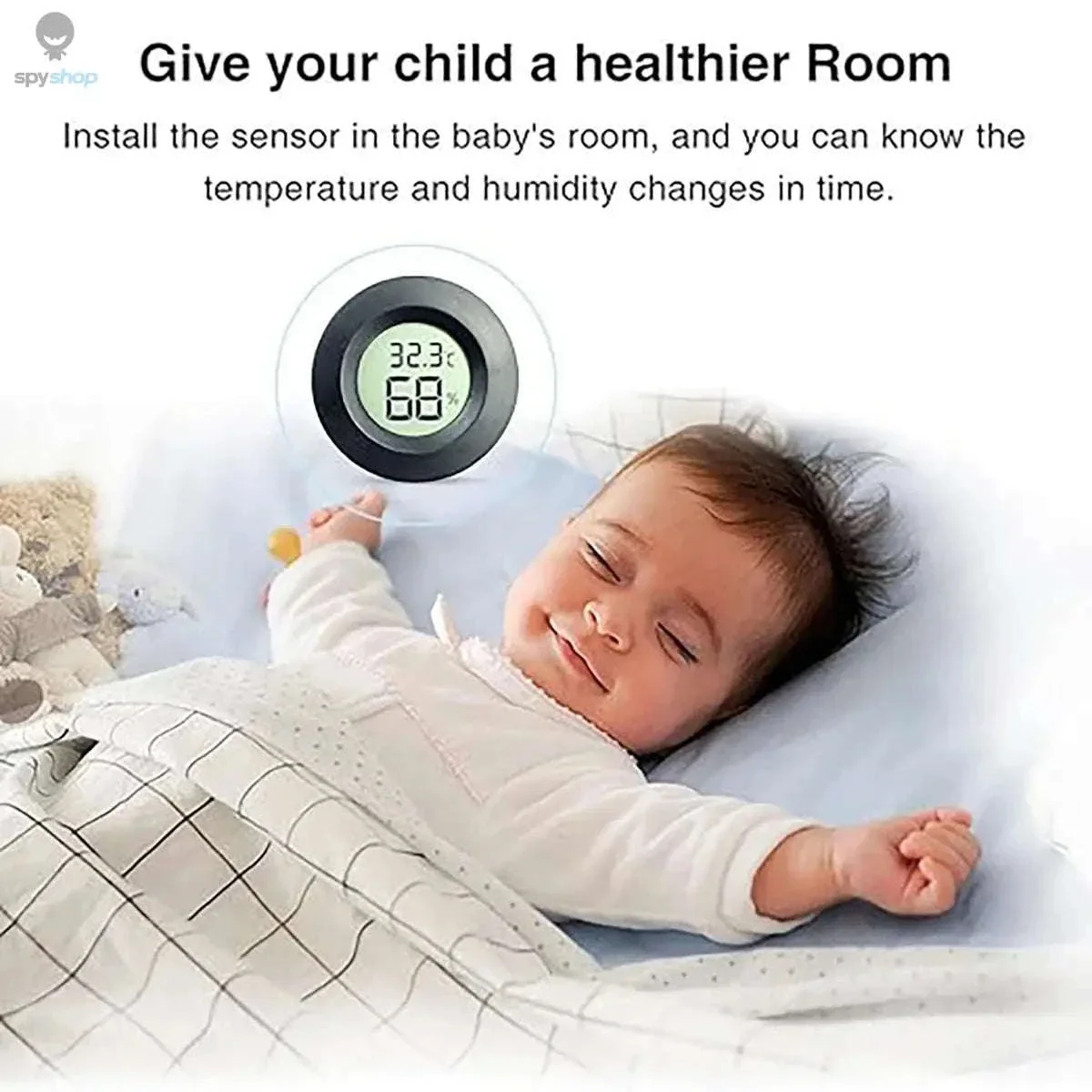 Mini LCD Digital Thermometer & Hygrometer for Accurate Monitoring - Image 5