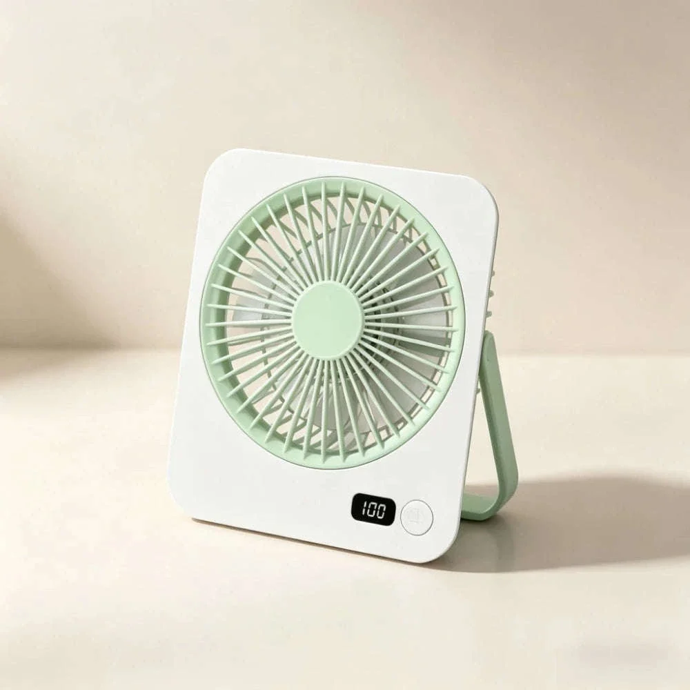 Rechargeable USB Mini Desktop Fan with 5-Speed Cooling - Image 15