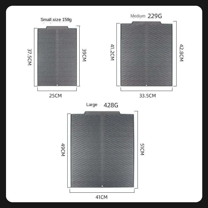 Silicone Drain Pad Drying Mat for Dry Counters and Easy Cleanup - Image 23