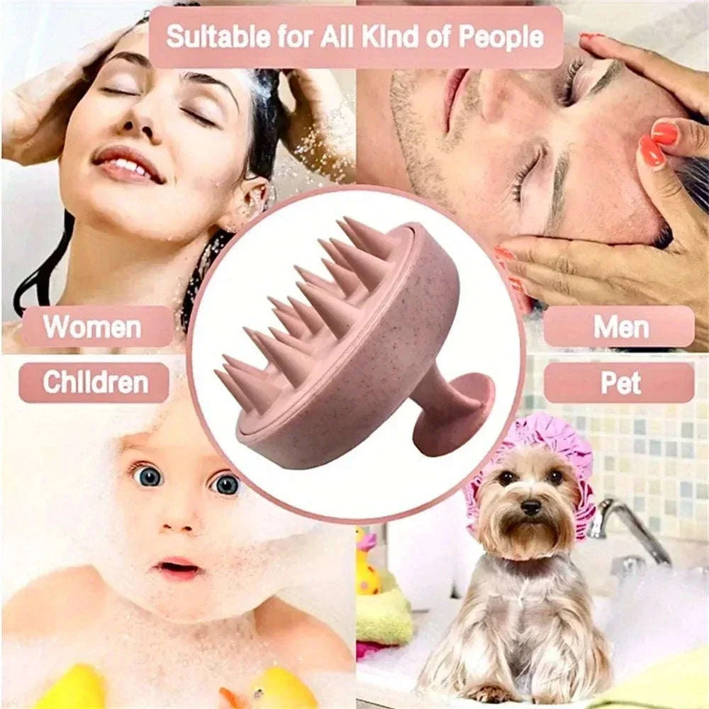 Silicone Shampoo Brush Scalp Massager for Gentle Daily Washes - Image 13