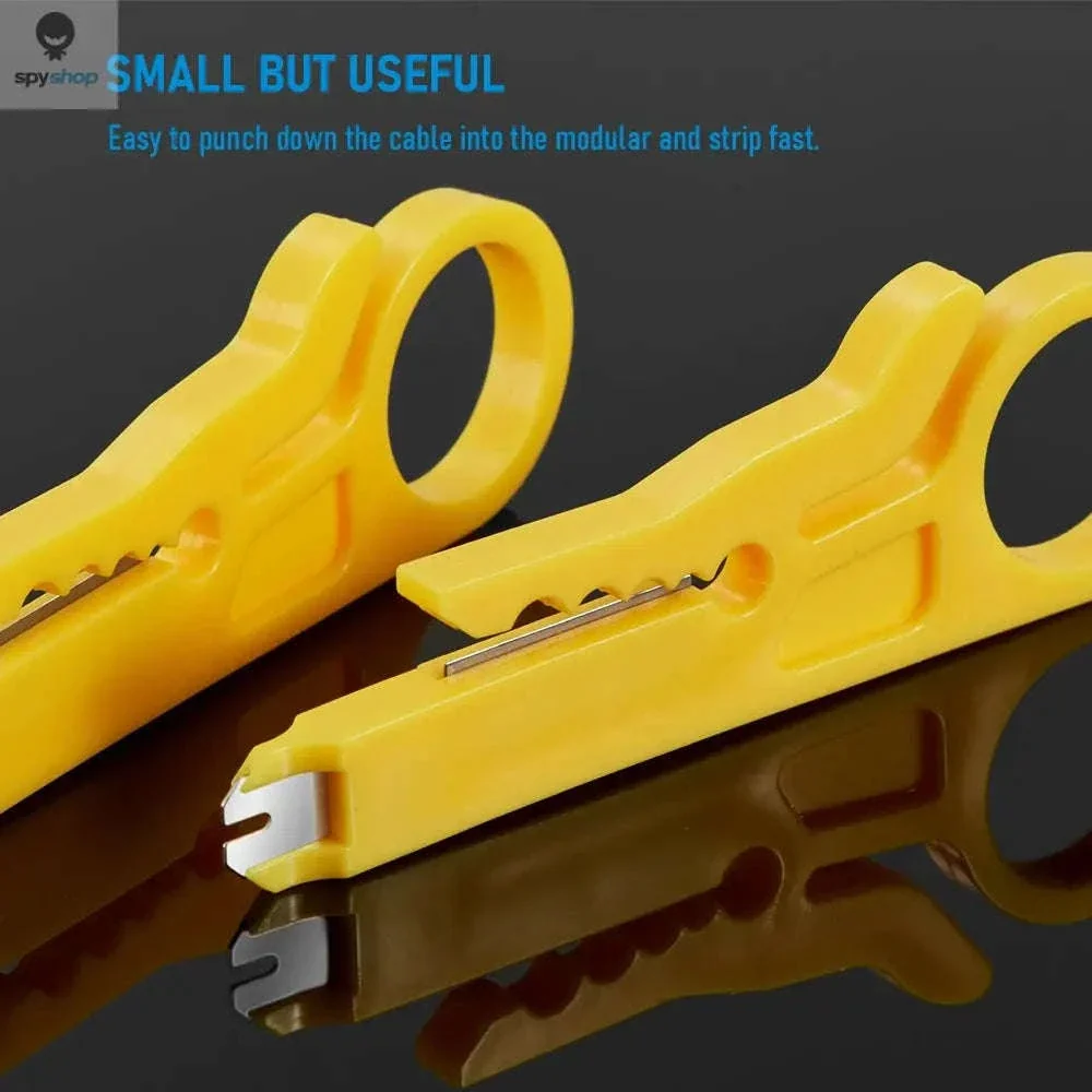 Multi-Function Wire Stripping Tool for Clean Cable Work - Image 11