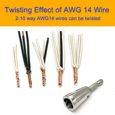 Electrician Wire Twisting Tool for Power Drills - Image 14
