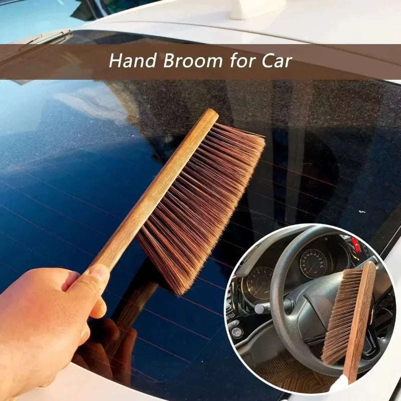 Natural Wood Bristles Palm Pot Brush for Everyday Cleaning - Image 4