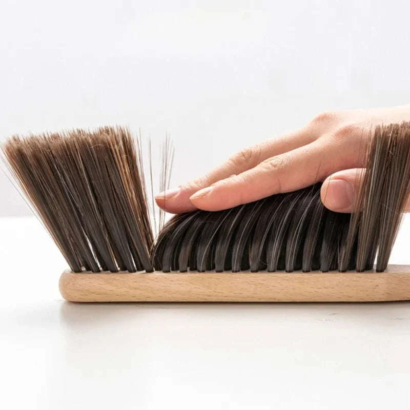 Natural Wood Bristles Palm Pot Brush for Everyday Cleaning - Image 5