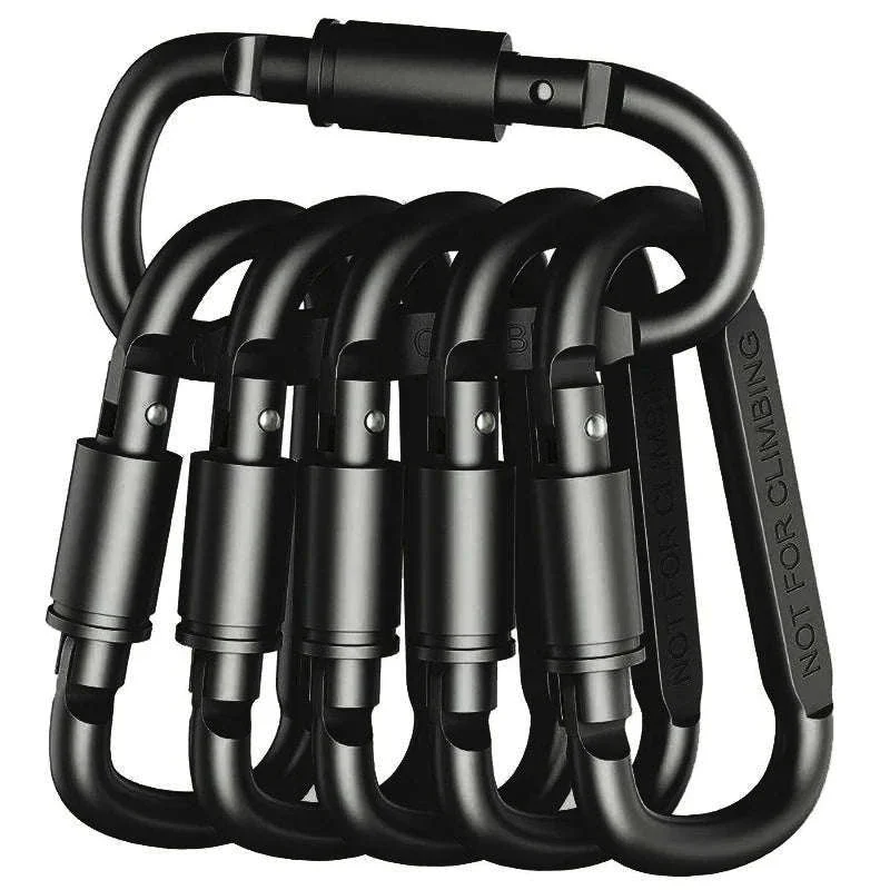 Aluminum Alloy D-Type Locking Carabiner Clip