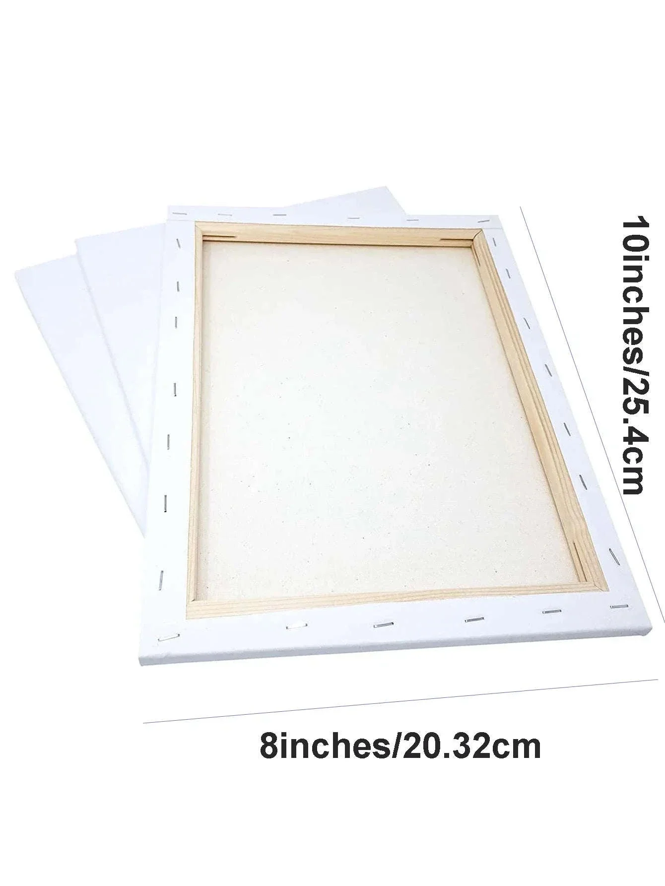 8x10 Cotton Stretched Canvas Board for Painting - Image 3
