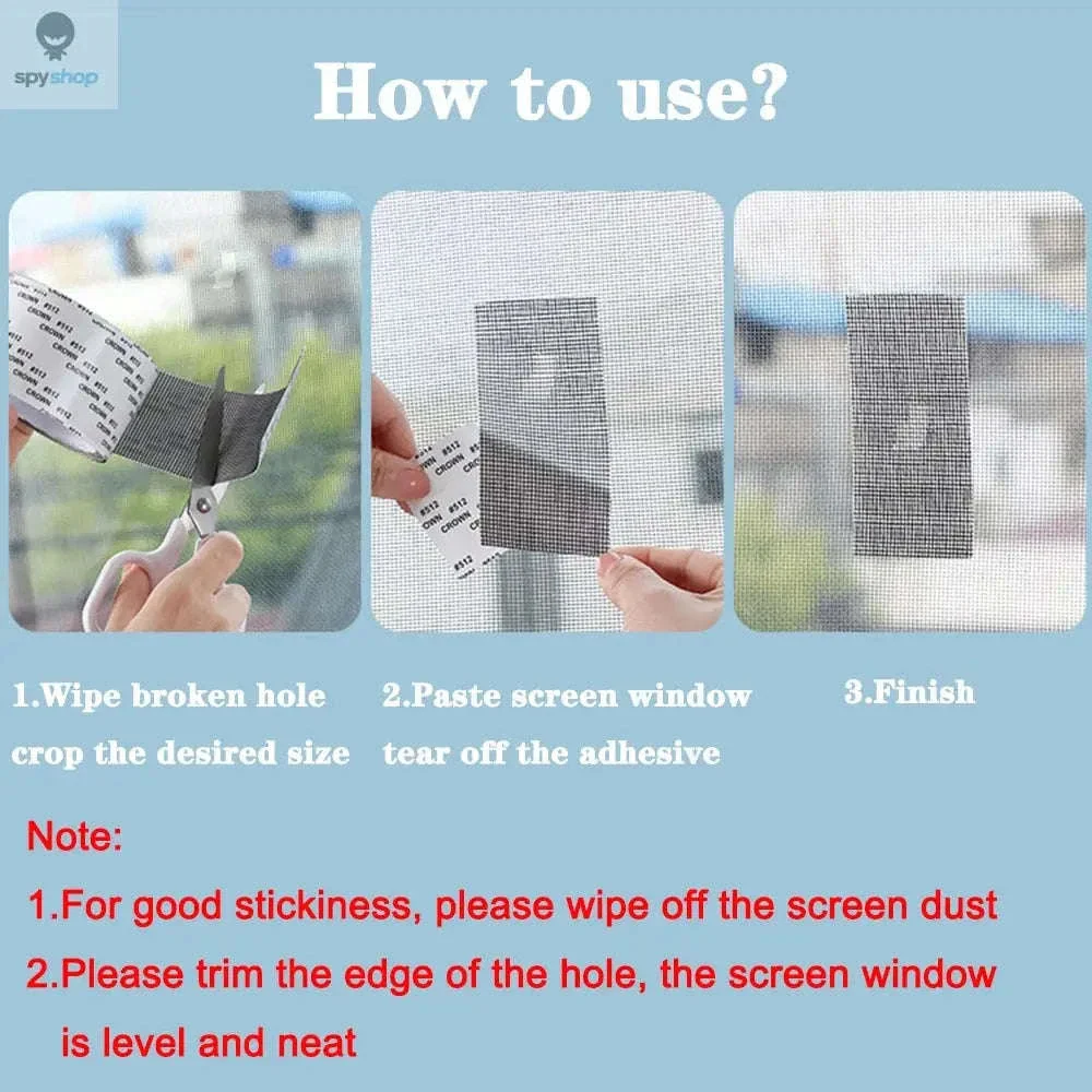 Window Screen Repair Tape for Fast Screen Patching - Image 3