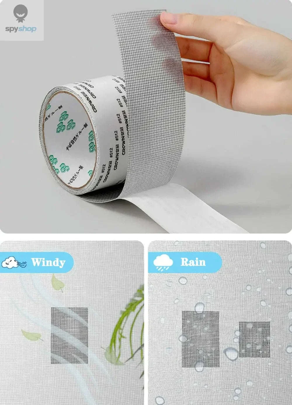 Window Screen Repair Tape for Fast Screen Patching - Image 7