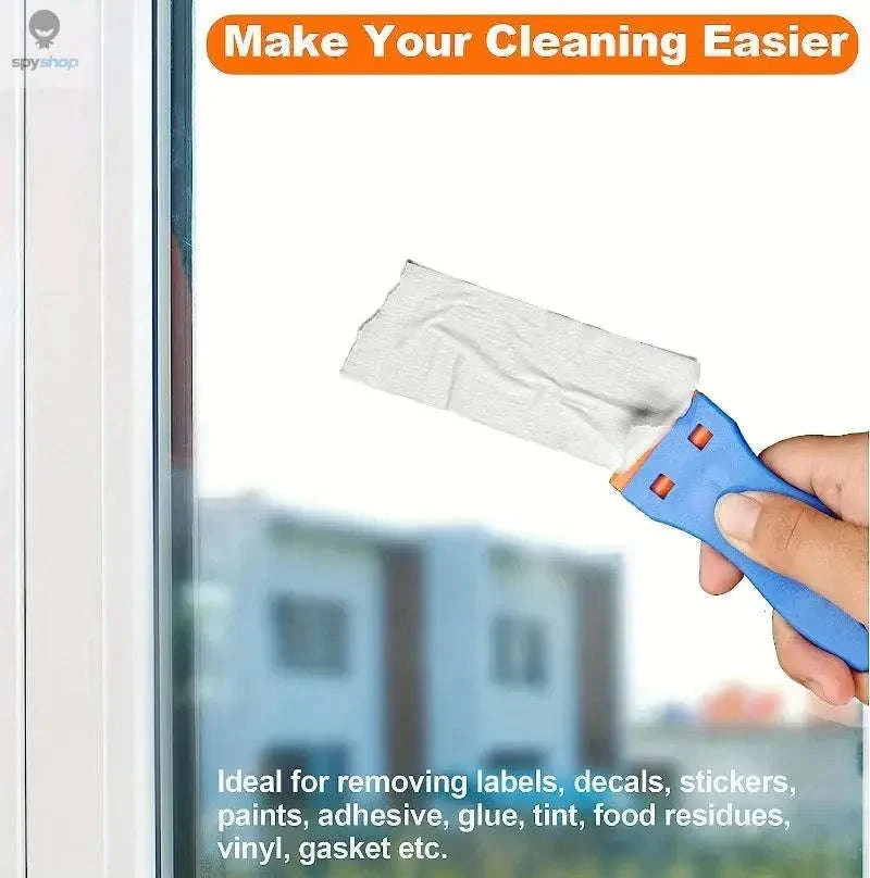 Car Window Glass Scraper for Stubborn Residue Removal - Image 9