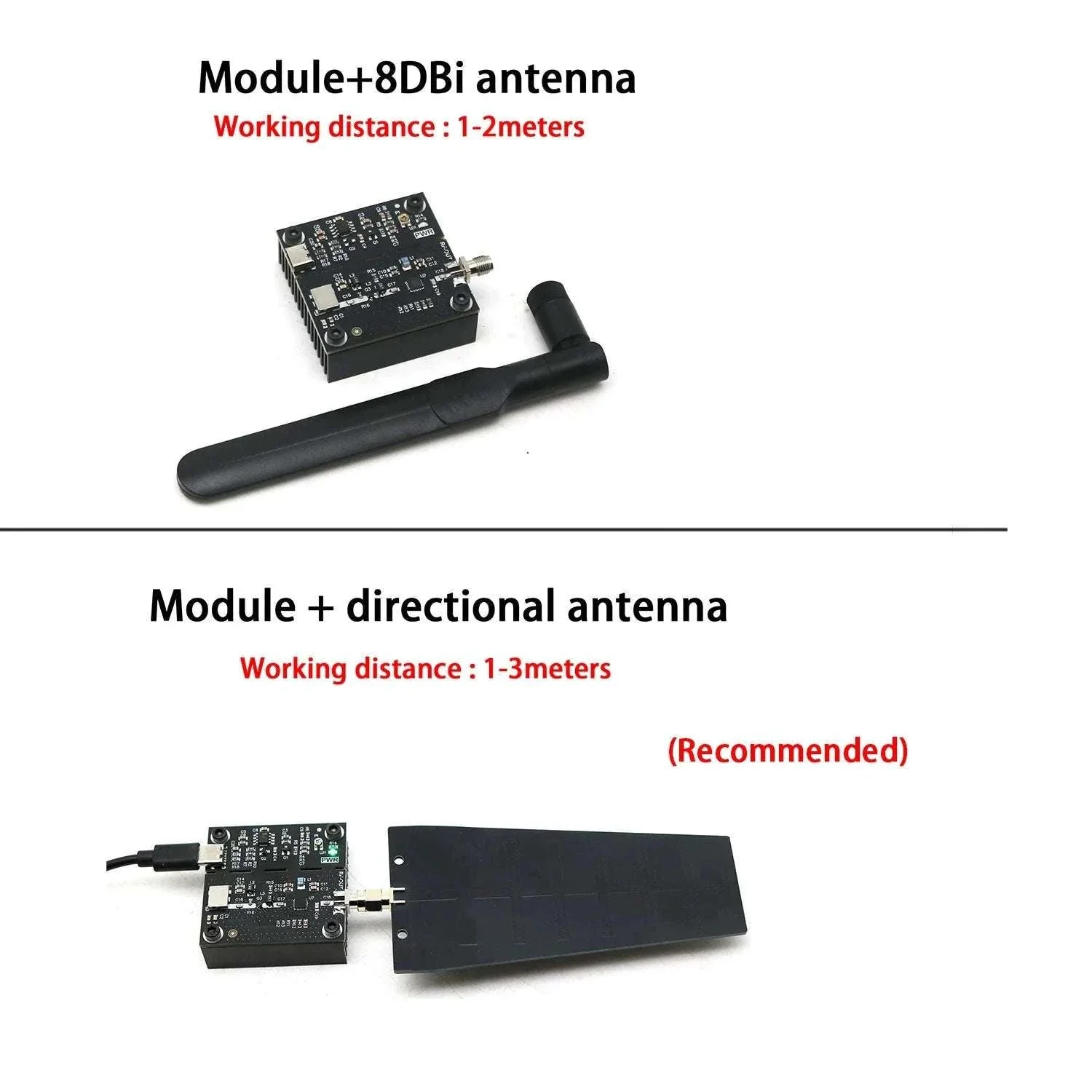 1W 2.4GHz VCO Signal Generator Module with Antenna Type-C Power - Image 2