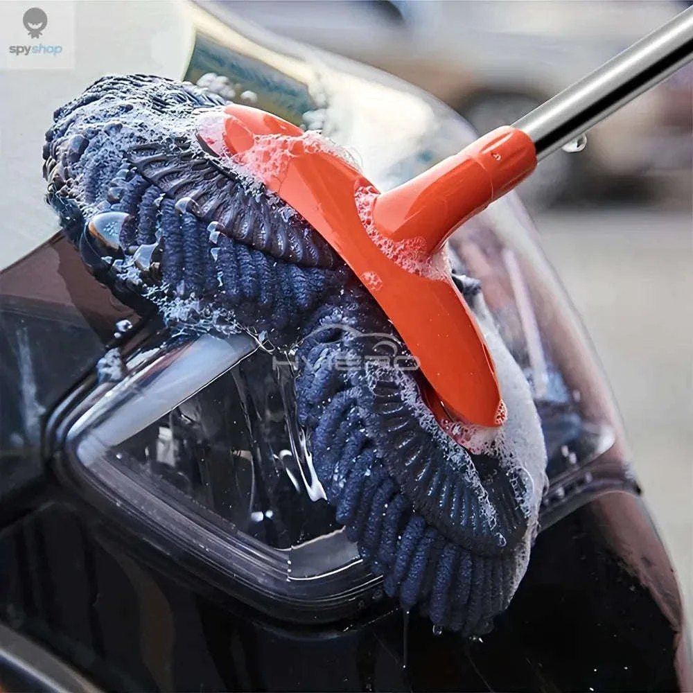 Ultra Fine Fiber Car Wash Brush Mop with Extendable Handle - Image 12