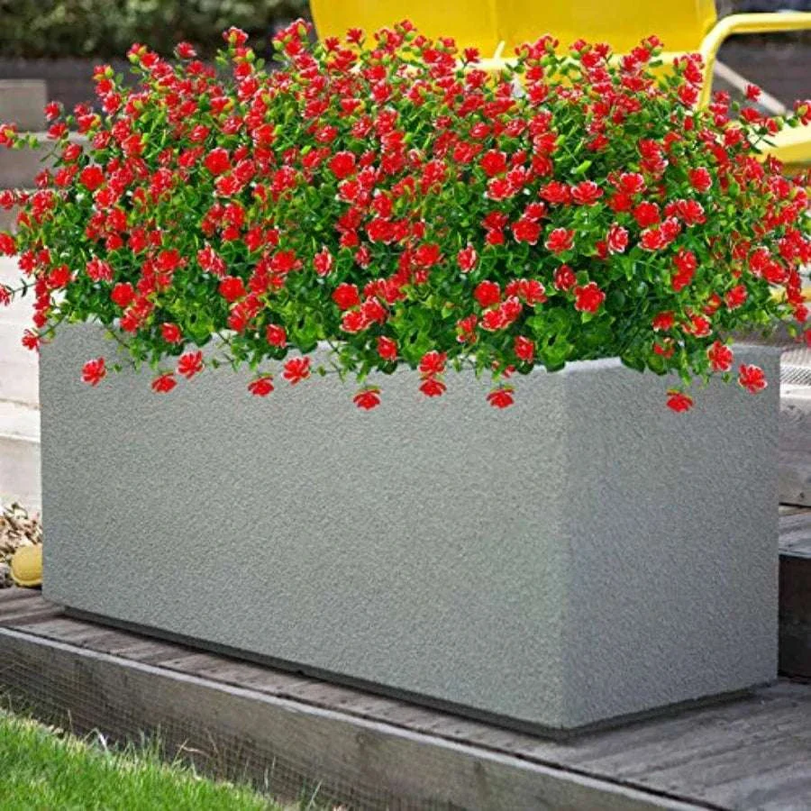 UV Resistant Artificial Boxwood Flowers – 2 Bundle Outdoor Decor - Image 2