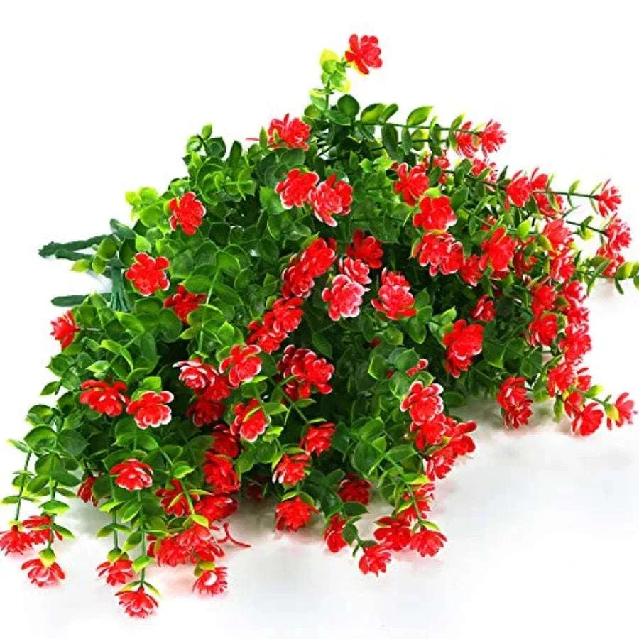 UV Resistant Artificial Boxwood Flowers – 2 Bundle Outdoor Decor - Image 4