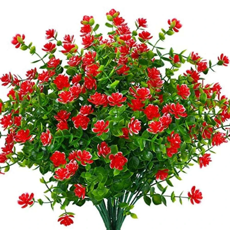 UV Resistant Artificial Boxwood Flowers – 2 Bundle Outdoor Decor - Image 7