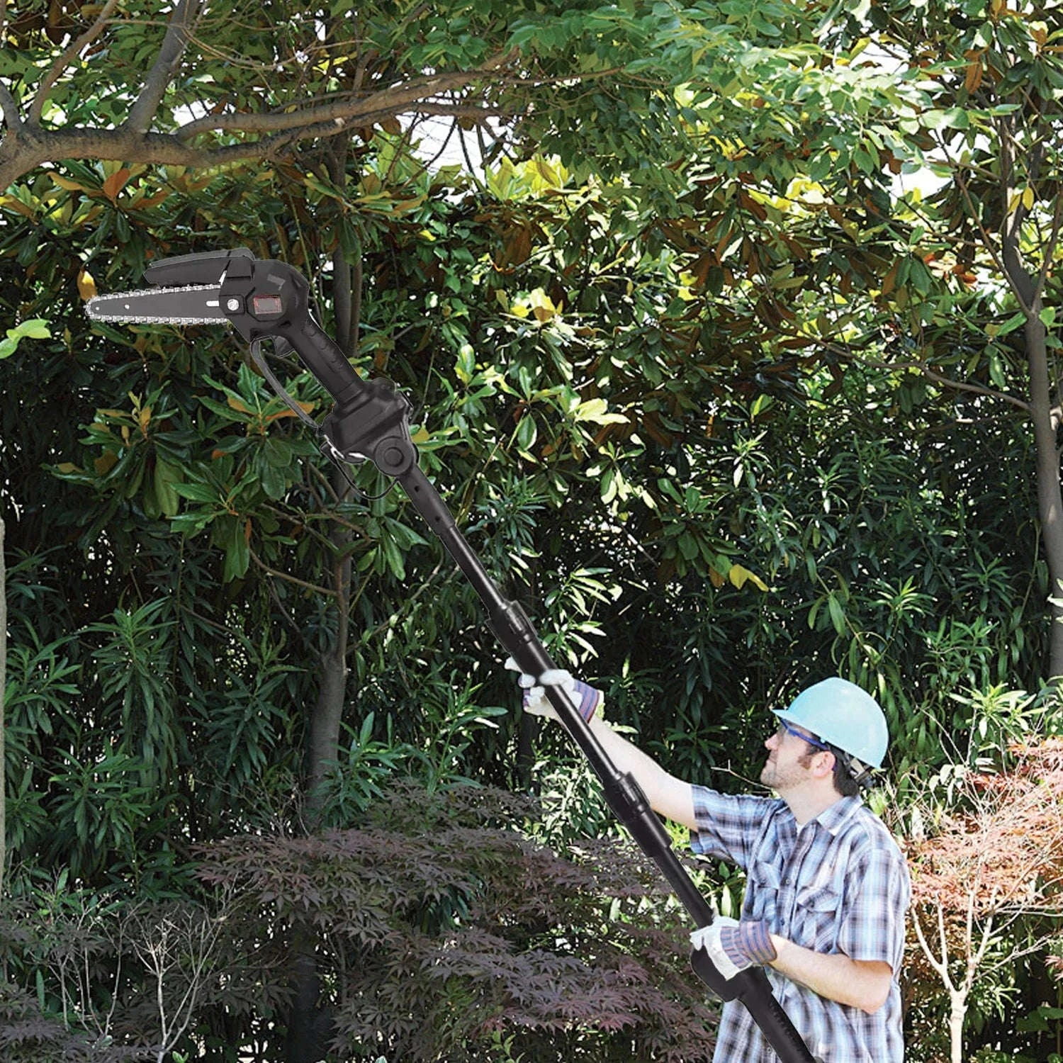 2-in-1 Cordless Pole Chainsaw with 2.25m Reach - Image 12