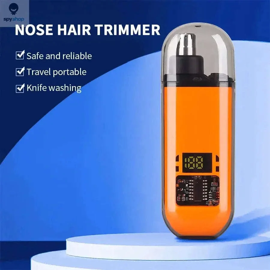 2-in-1 Electric Ear & Nose Hair Trimmer with Washable Head - Image 3