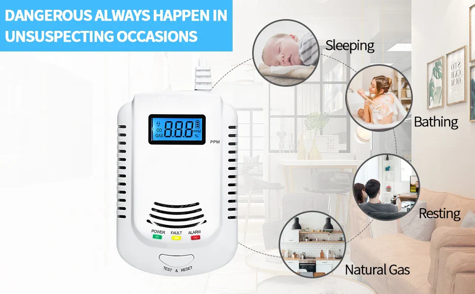 Gas Detector and Carbon Monoxide Alarm for Home Safety - Image 18