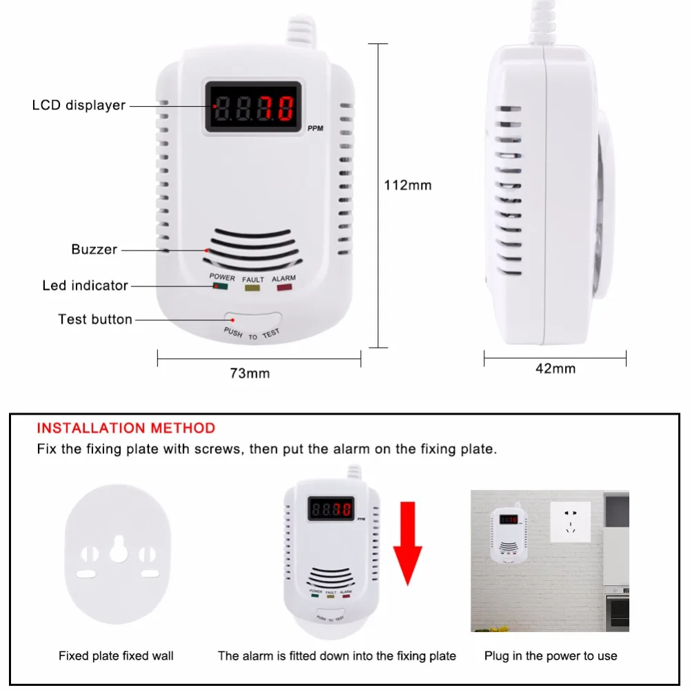 Gas Detector and Carbon Monoxide Alarm for Home Safety - Image 20
