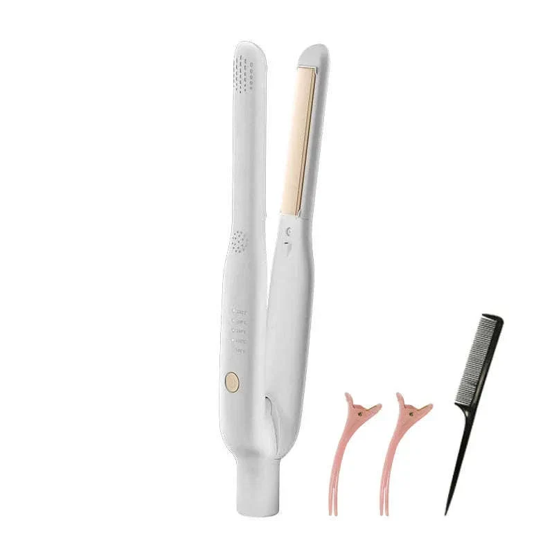 2-in-1 Mini Hair Straightener & Curler for Travel Styling - Image 22