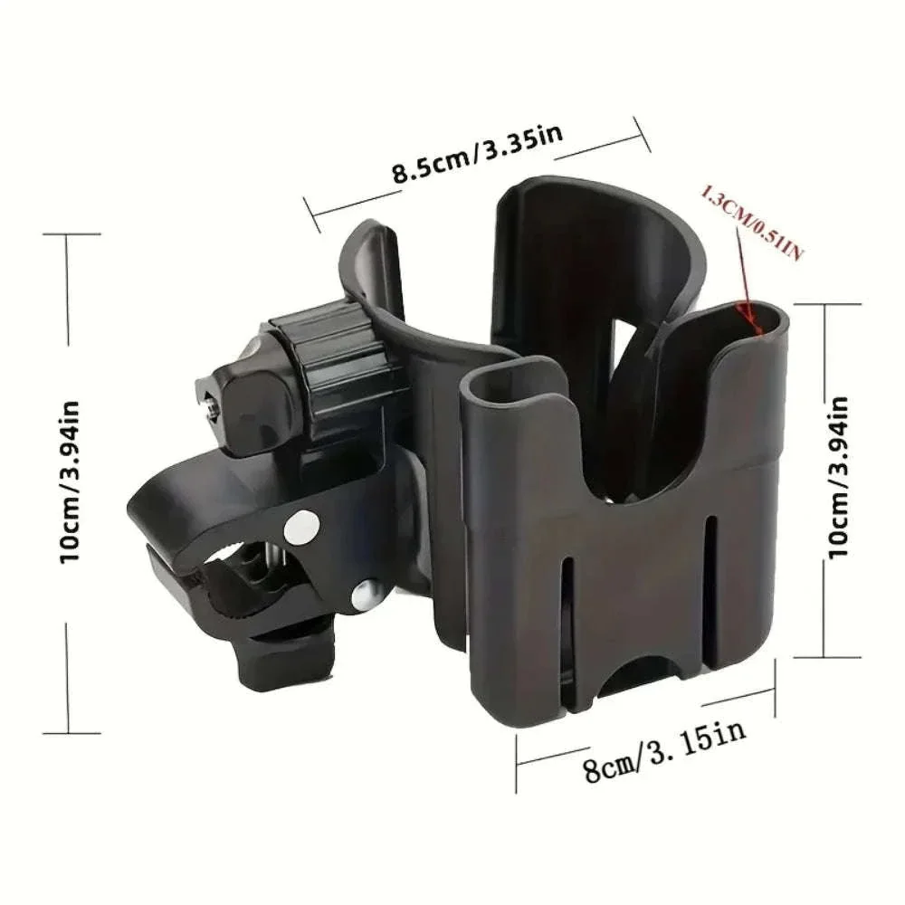 Universal Stroller Cup Holder with Phone Mount 2-in-1 - Image 6