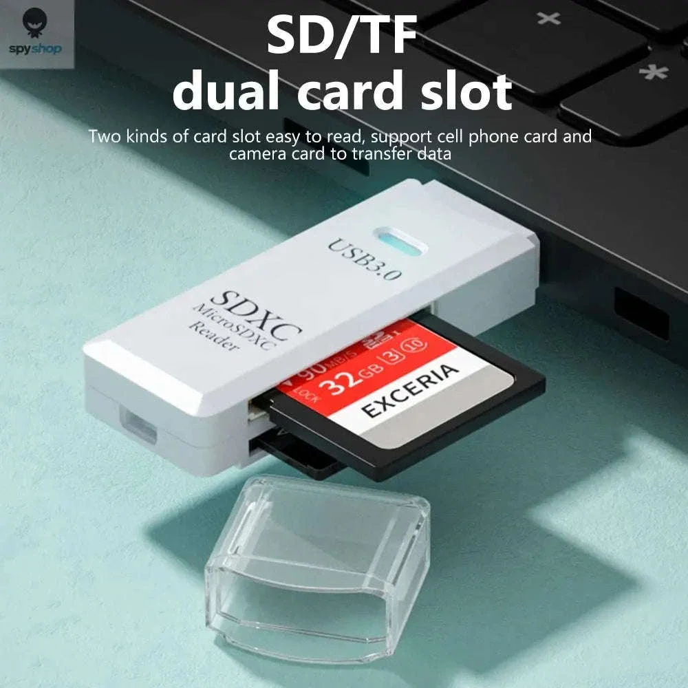 USB 3.0 Card Reader for Micro TF and SD Cards - Image 4
