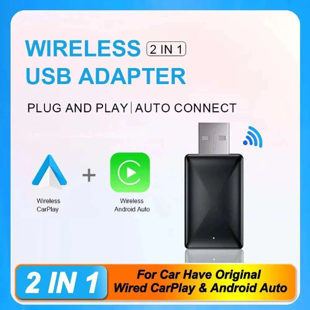 2-in-1 Wireless CarPlay and Android Auto Adapter - Image 21