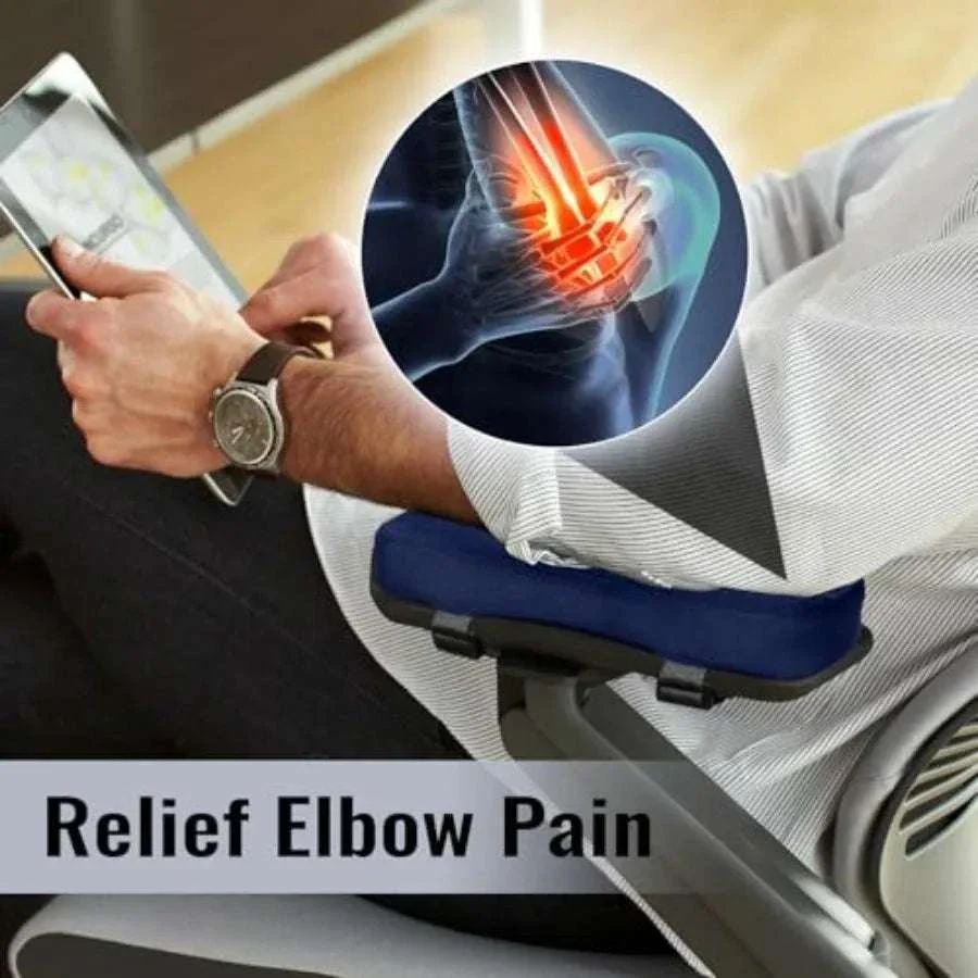 Memory Foam Office Chair Armrest Pads – 2 Pack Elbow Support Covers - Image 9