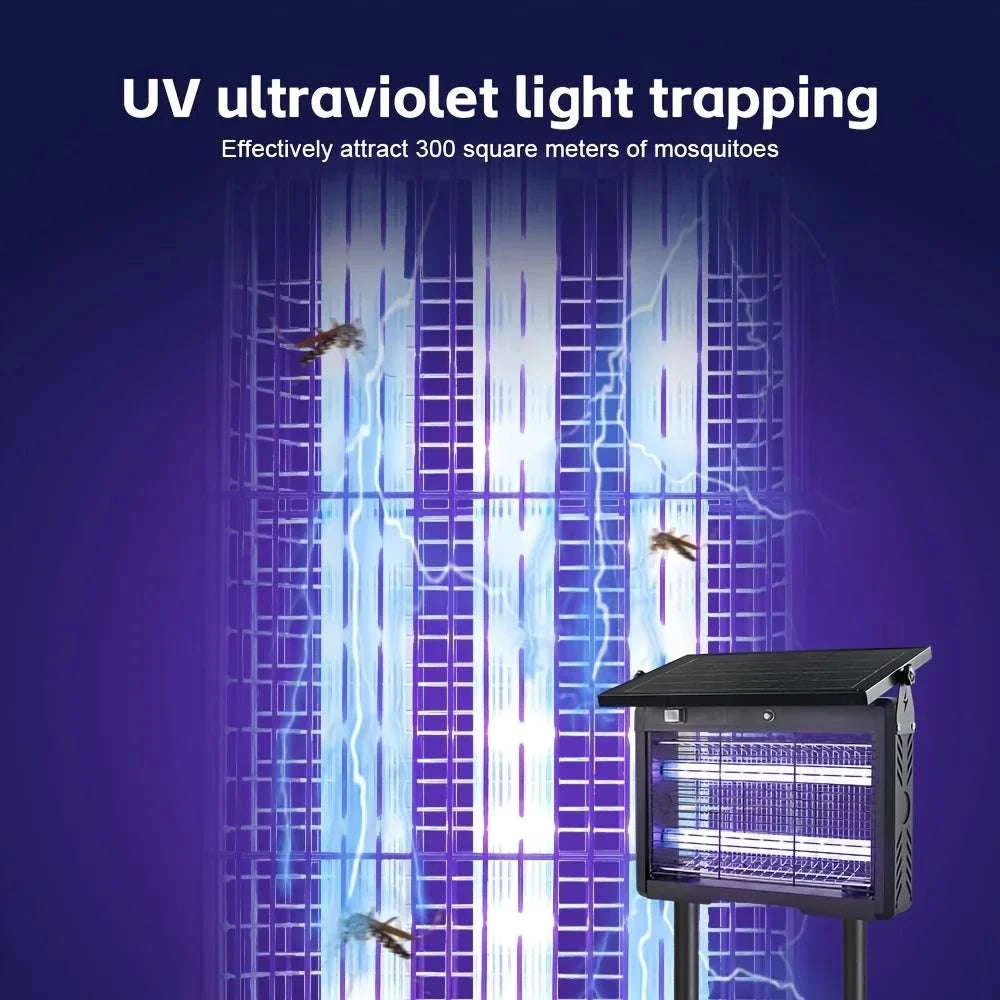 Solar Mosquito Repellent Lamp for Outdoor Spaces – Insect Control Light - Image 4