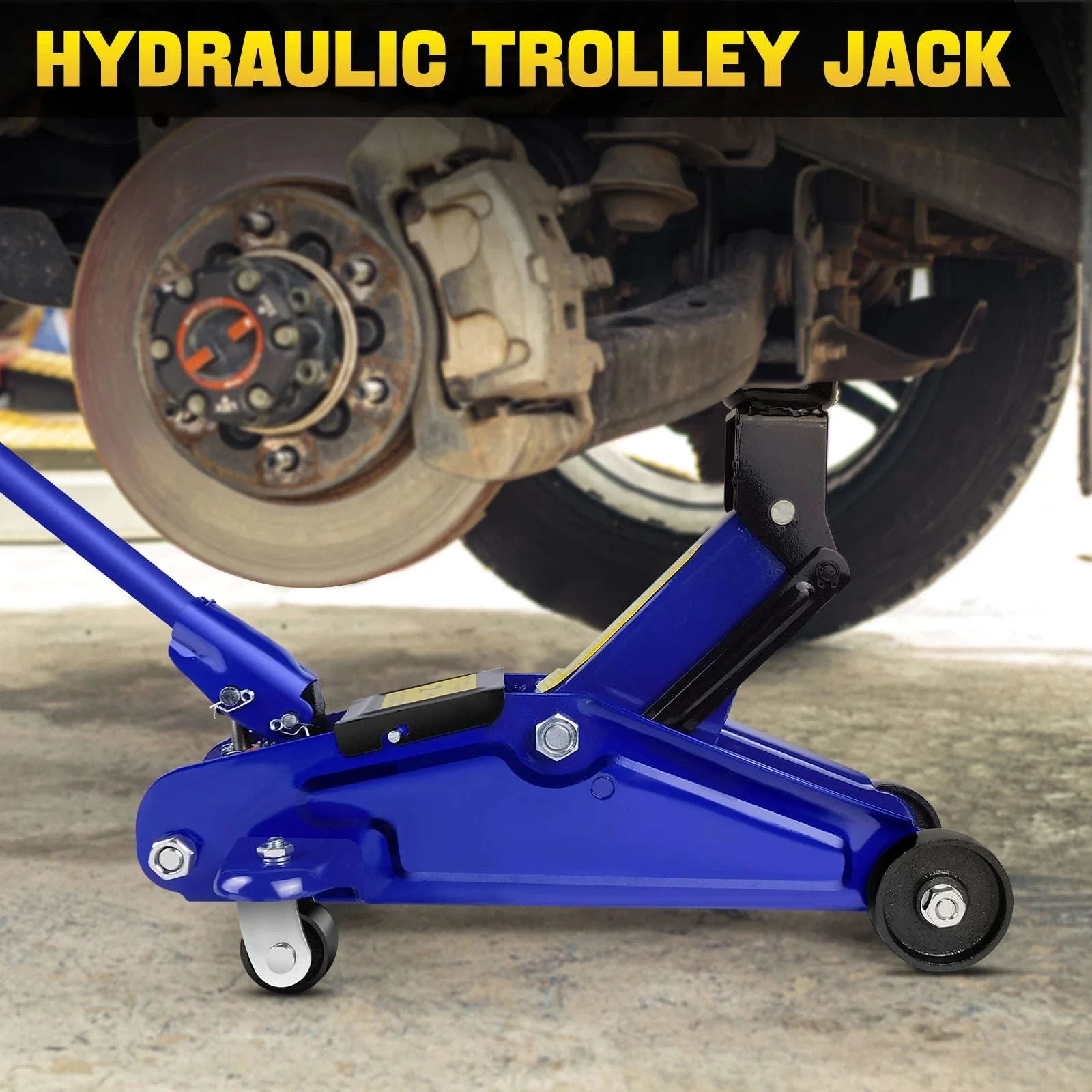 2 Ton Hydraulic Floor Jack & Stand Combo for Garage Repairs - Image 6