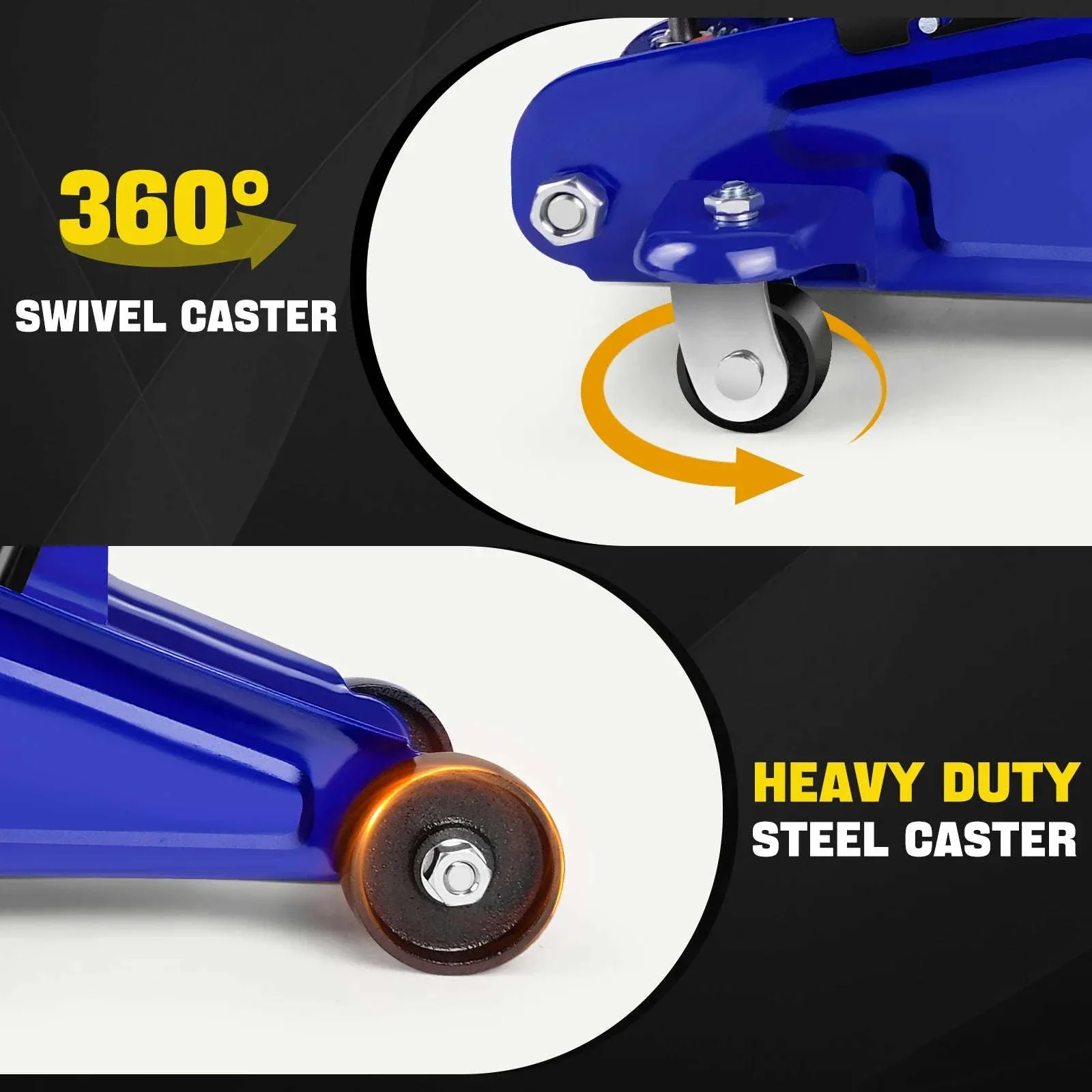 2 Ton Hydraulic Floor Jack & Stand Combo for Garage Repairs - Image 8